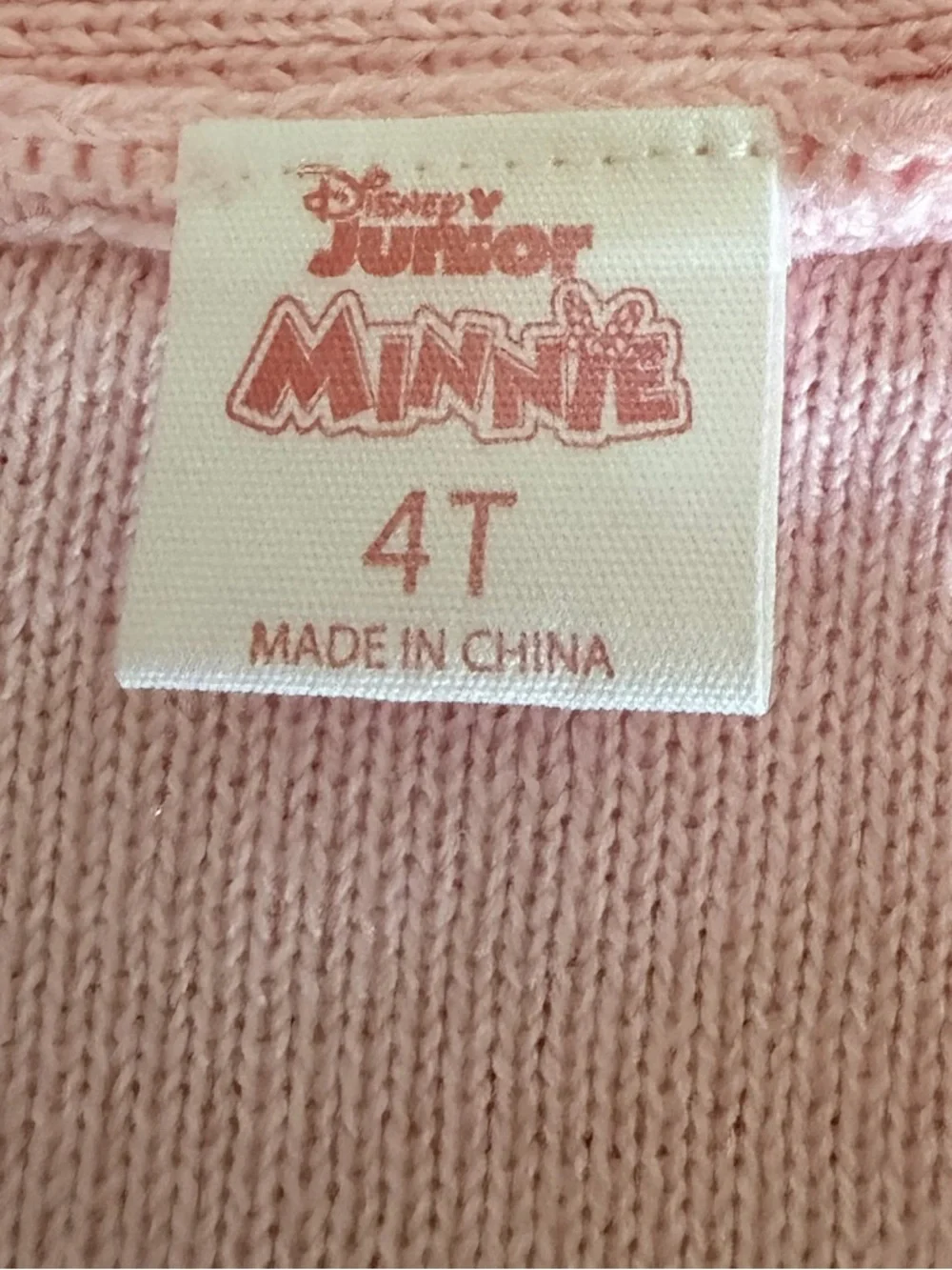 Disney Pink Polka Dot Minnie Mouse Cardigan